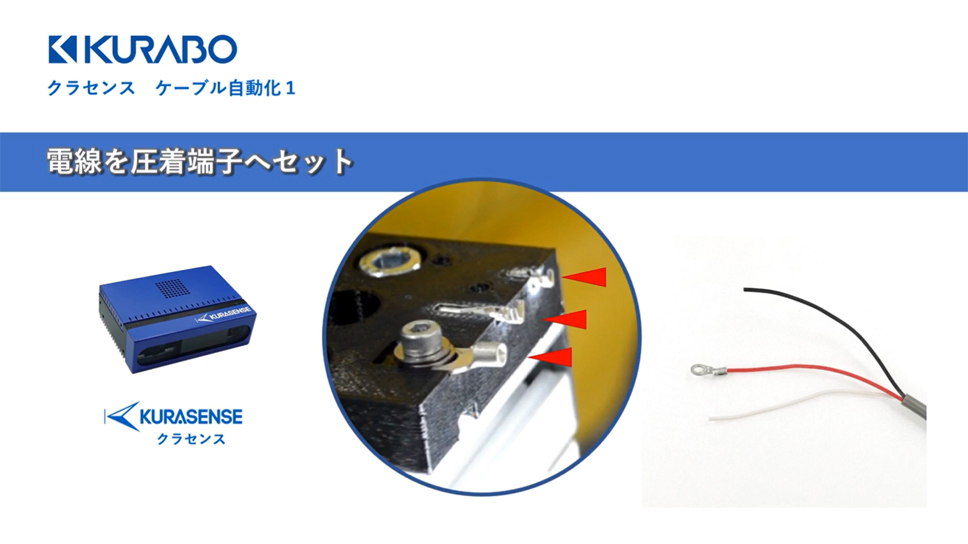 Setting Wires to Crimp Terminals with Robots